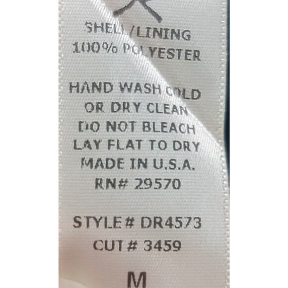 Everly Teal Green Sleeveless Keyhole Neck Evening Maxi Dress Medium Lightweight - Picture 5 of 5